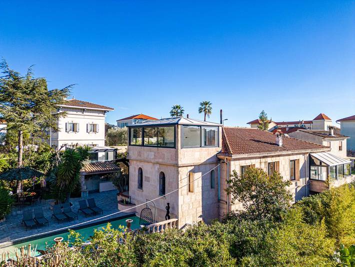 Villa per 12 persone, con giardino e sauna nonché terrazza in Cannes