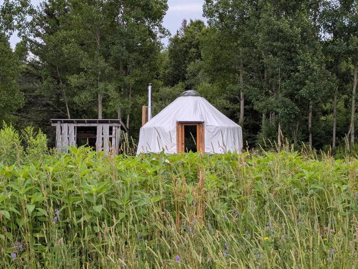Camping für 4 Personen, mit Sauna und Ausblick sowie Garten in Ontario