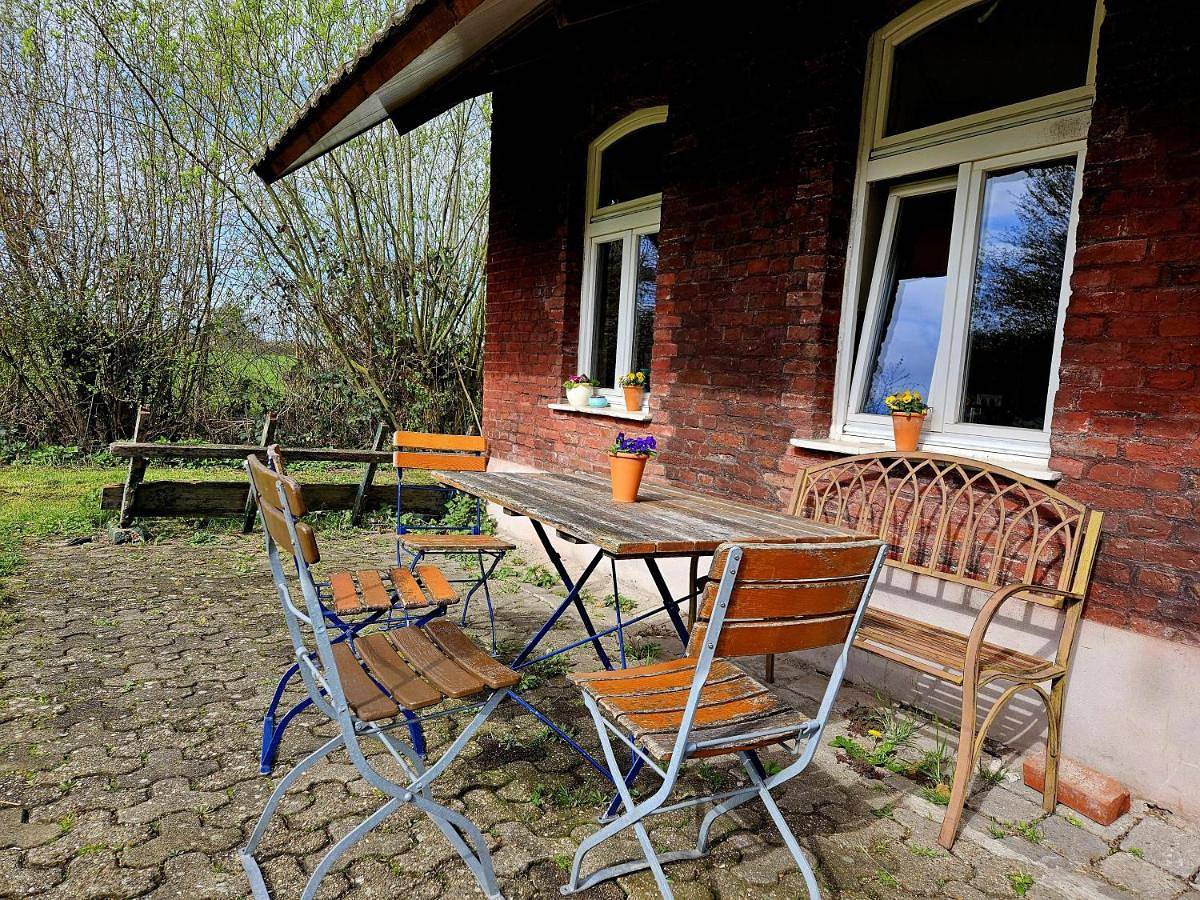 Das alte Backhaus auf dem Bio-Bauernhof in Kevelaer, Niederrhein