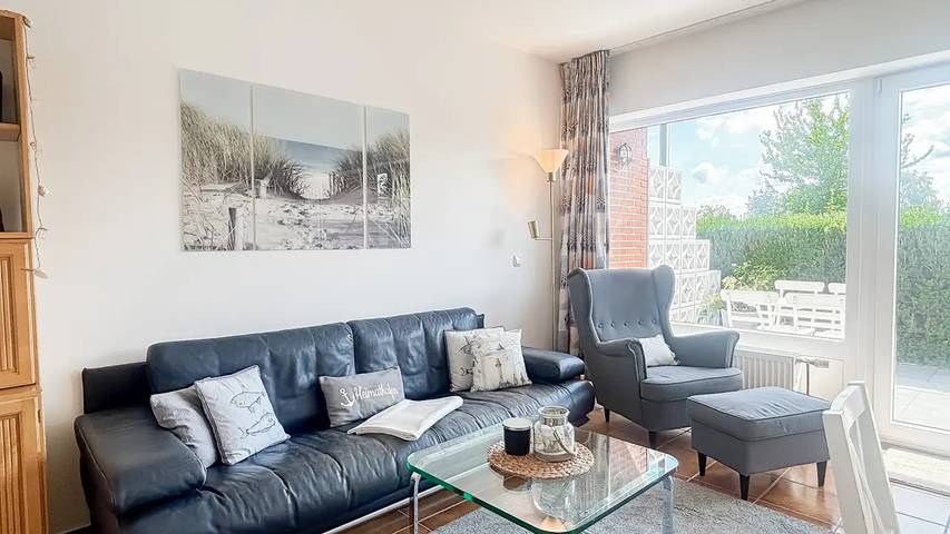 Ferienhaus mit Meerblick für 6 Personen, mit Terrasse