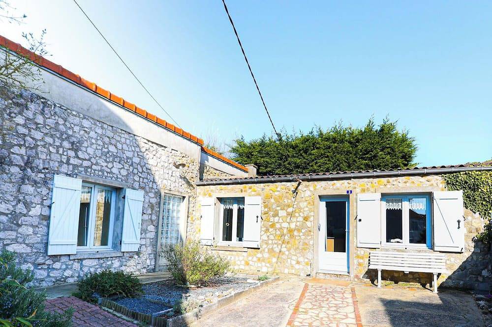 Ferienhaus-Traditionell-Village côtier-Ensuite mit Dusche in Wissant, Boulogne-sur-Mer und Umgebung
