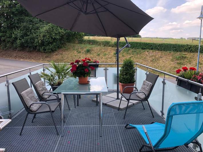 Ferienwohnung für 5 Personen, mit Terrasse und Ausblick