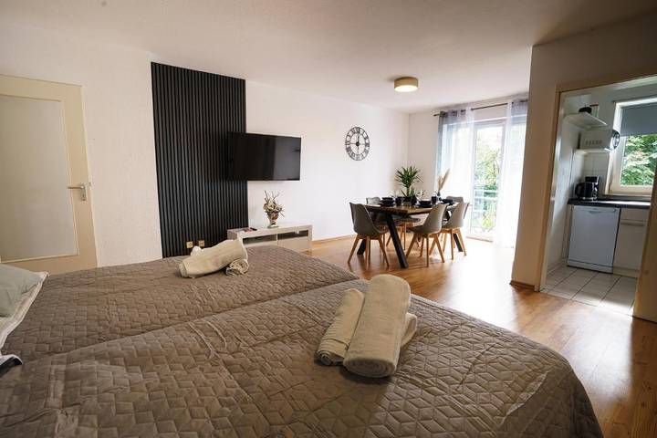 Ferienwohnung für 3 Personen, mit Balkon und Ausblick in Stuhr - 3