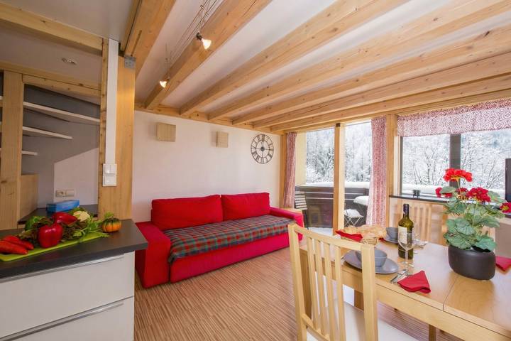Ganze Wohnung, Grand Roc C112 280m from Slopes, Mont-Blanc View, Parking & WiFi in Argentière, Chamonix