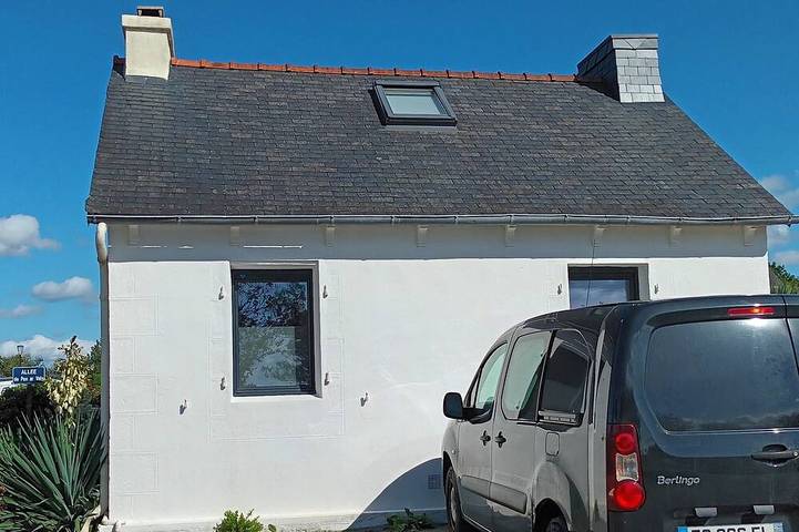 Gîte pour 3 personnes, avec jardin et terrasse, animaux acceptés à Saint-Urbain