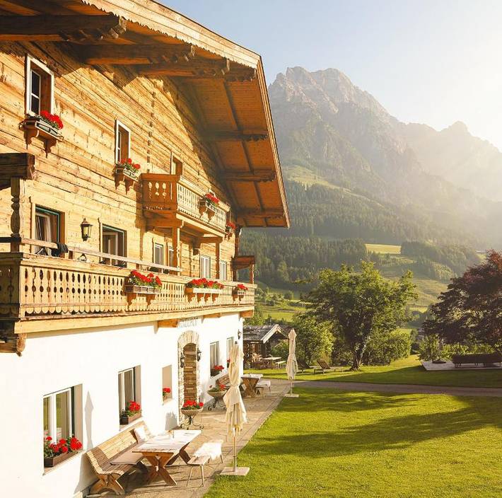 Bnb für 2 Personen, mit Terrasse und Garten sowie Ausblick in Leogang
