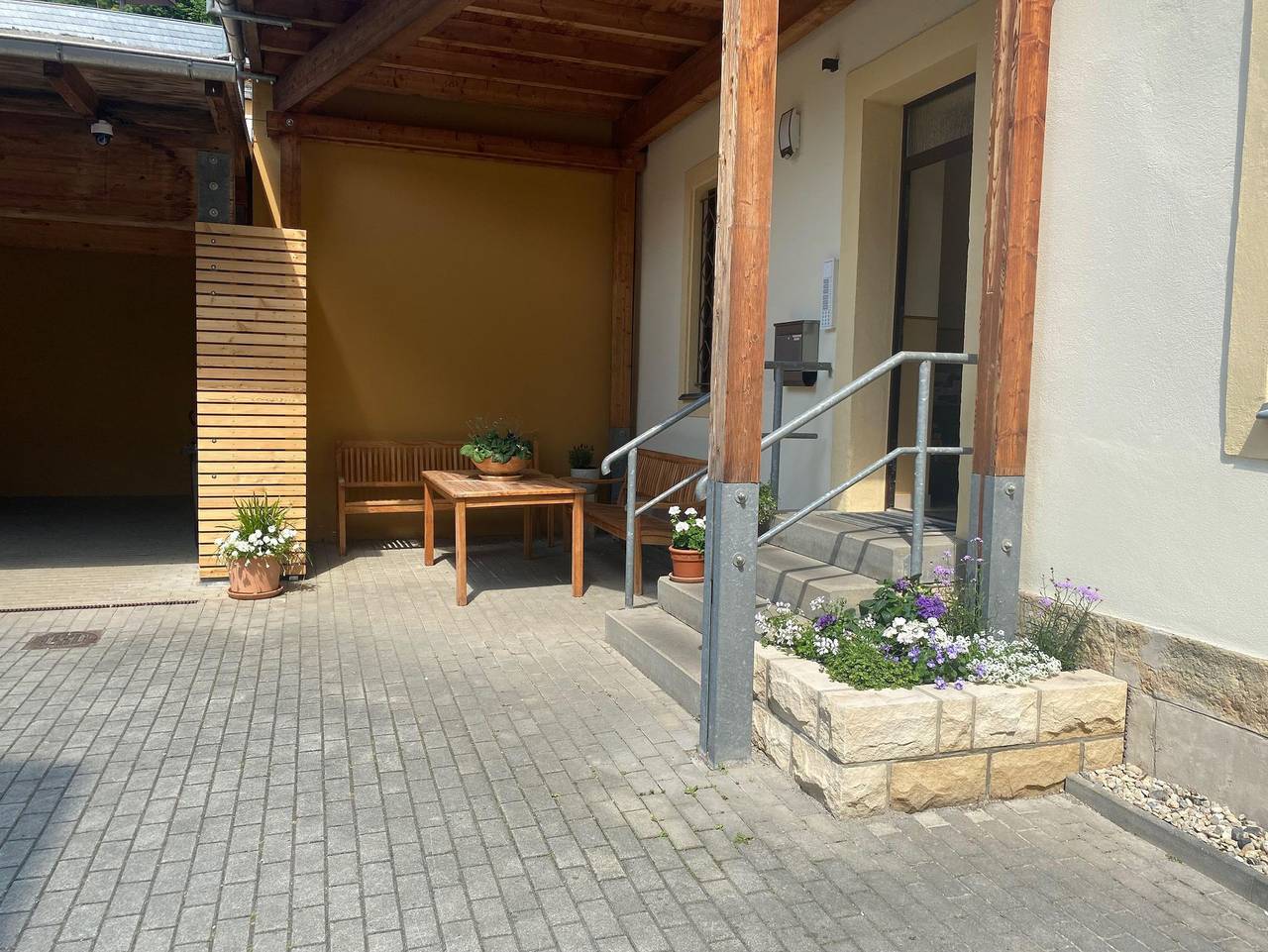 Ganze Ferienwohnung, Apartmenthaus Zentral Bad Schandau - Apartment 1 mit 2 Schlafzimmern, Erdgeschoss in Bad Schandau, Elbsandsteingebirge