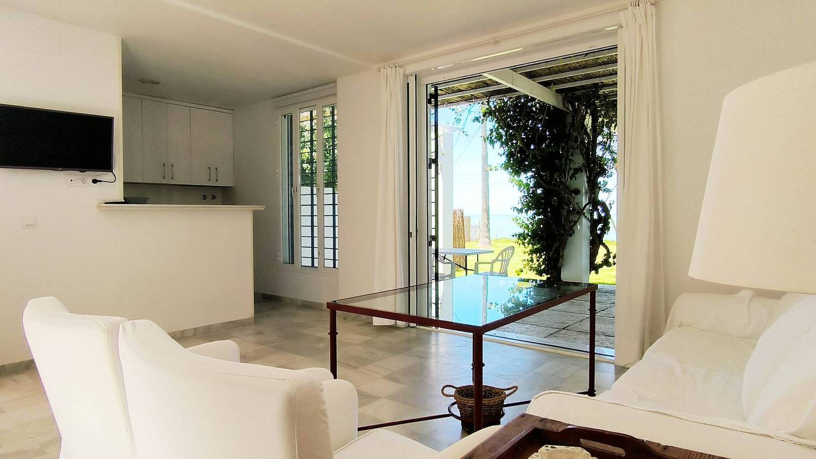 Ganze Wohnung, Spinola Beachfront Bungalows -La Magnolia- Apartment-Bungalow direkt am Strand in Sanlúcar de Barrameda, Costa de la Luz