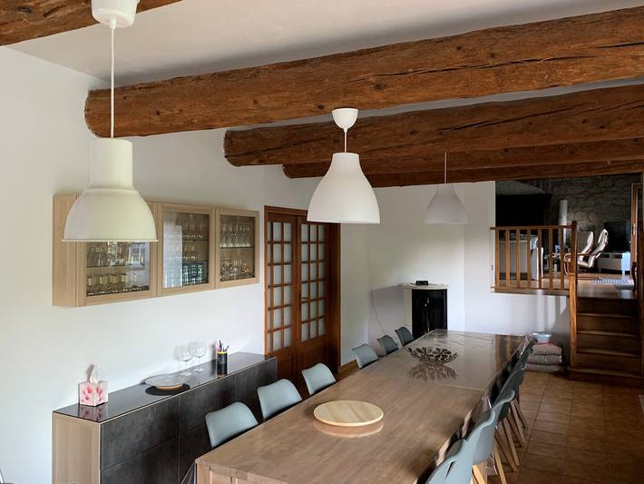 Gîte pour 14 personnes, avec jardin et terrasse à Murat-le-Quaire - 4