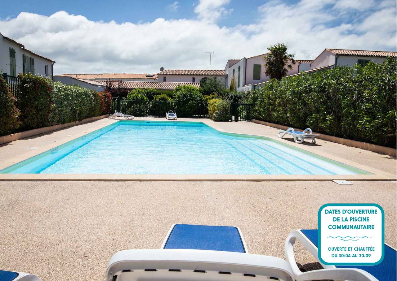 Ganze Wohnung, Joliee Brise- Wohnung für 4 mit pool in La Flotte, Ile de Re