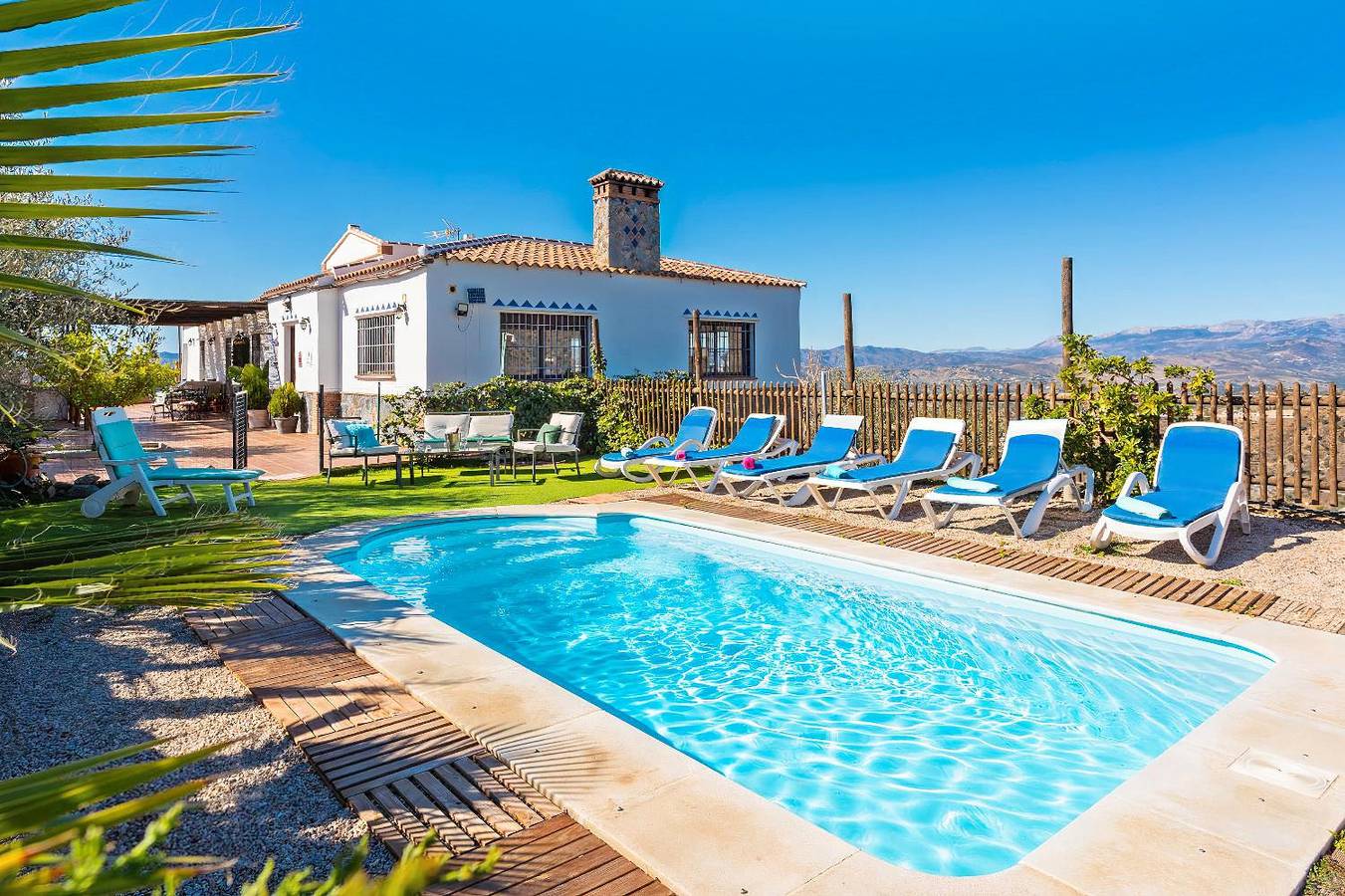 Villa for 6 personer med have in Canillas de Aceituno, Málaga Provinsen