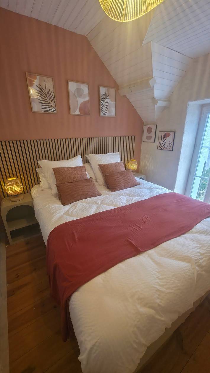 Chambre d’hôte pour 2 personnes, avec jardin, animaux acceptés à Guilligomarc'h