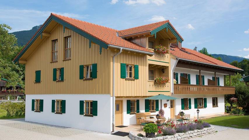 Vakantiewoning voor 2 personen, met tuin en balkon, kindvriendelijk in Lenggries