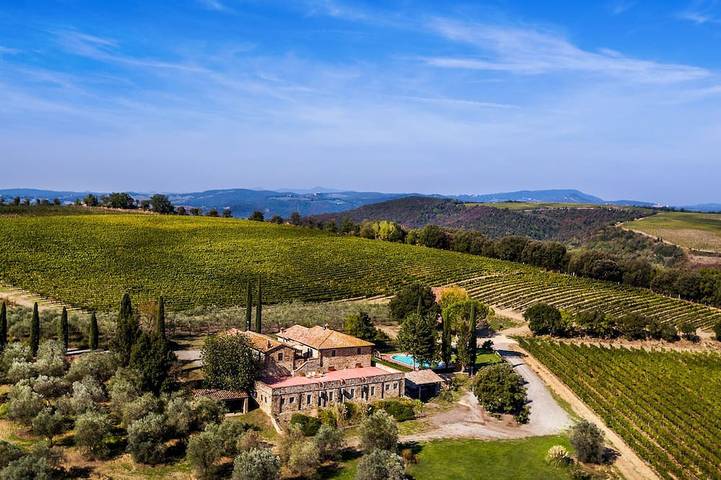 Gîte pour 6 personnes, avec Balcon et Jardin dans Vivo d'Orcia