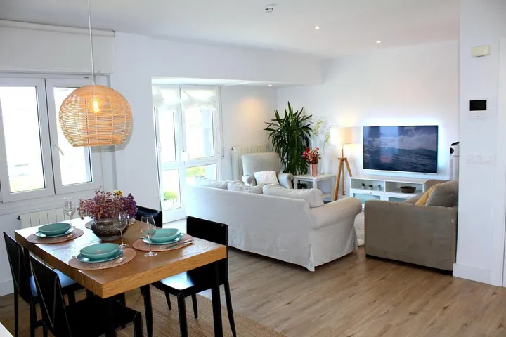 Apartamento de vacaciones para 4 personas, con jardín y vistas - 1