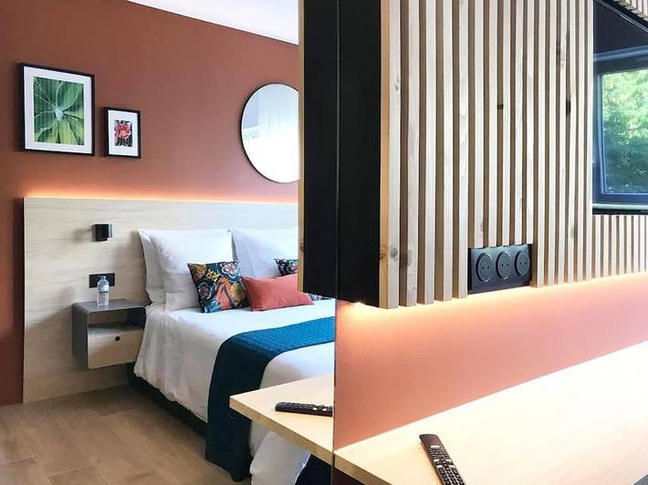 Appartement de vacances pour 2 personnes, avec jardin