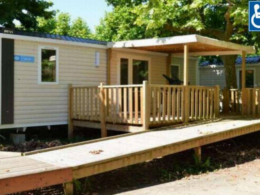 Camping Paradis - Les Chanterelles  - Mobilheim 4 personen - Klassisch 2 Schlafzimmer 4. Pmr in Saint-Rémy-sur-Durolle, Regionaler Naturpark Livradois-Forez