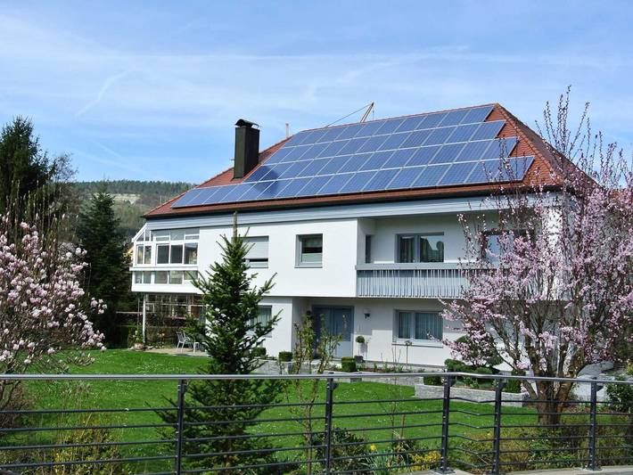 Ferienwohnung für 3 Personen, mit Garten und Terrasse in Ebermannstadt