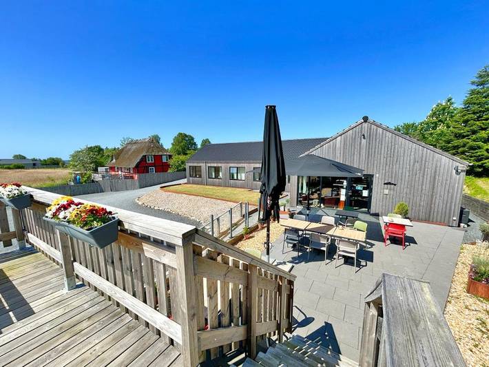 Hotel für 2 Personen, mit Terrasse und Ausblick in Ebberup
