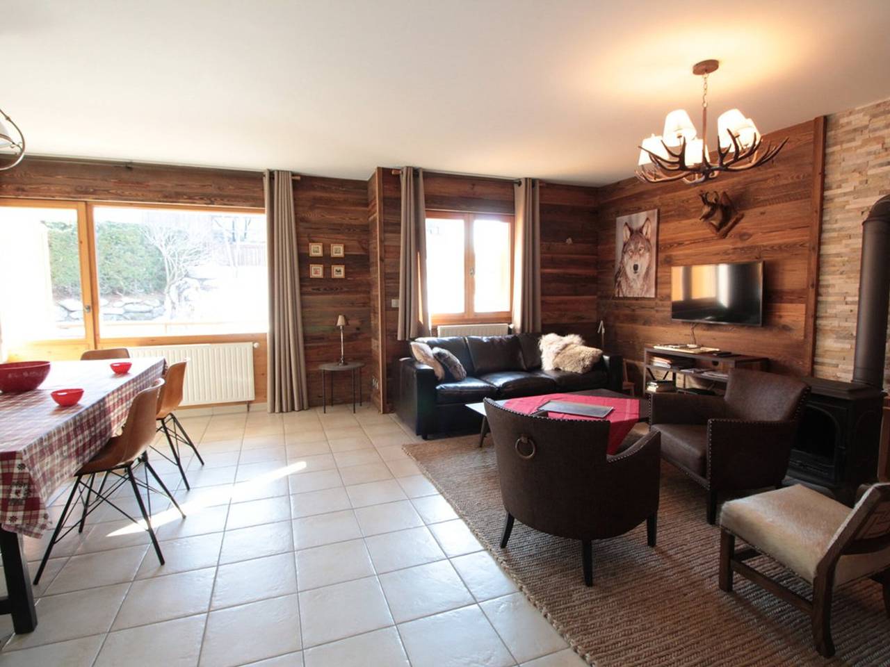 Geheel appartement, Vakantieappartement voor 6 personen met balkon in Les Carroz, Arâches-la-Frasse