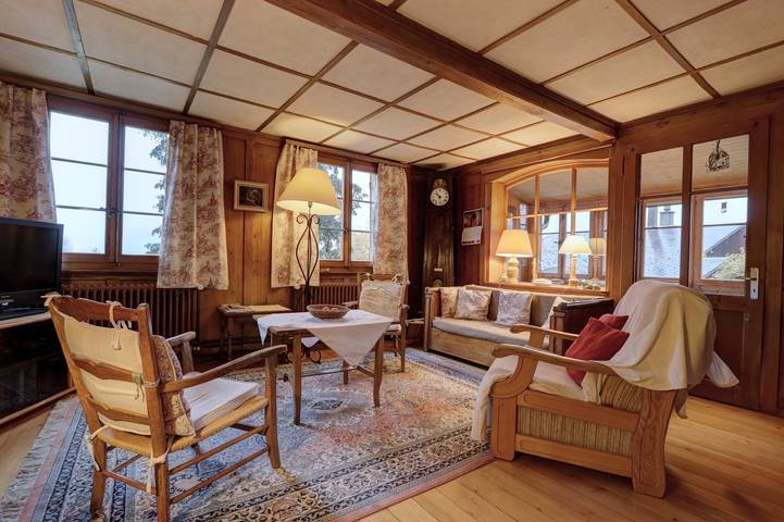 Ganze Ferienwohnung, Appartement Fauvettes - 3 Schlafzimmer, 112m², 5 Personen in Château-d' Oex, Pays-d'Enhaut Region
