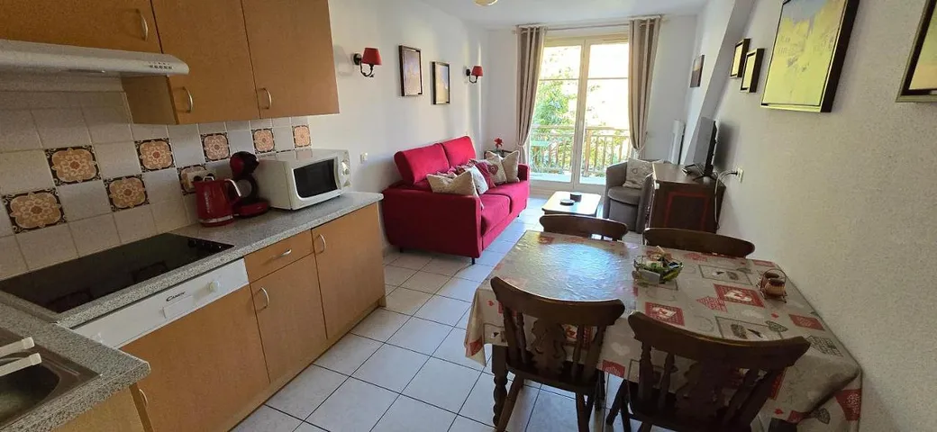 Appartement de vacances pour 3 personnes, avec sauna et piscine ainsi que jardin et vue, animaux acceptés - 1