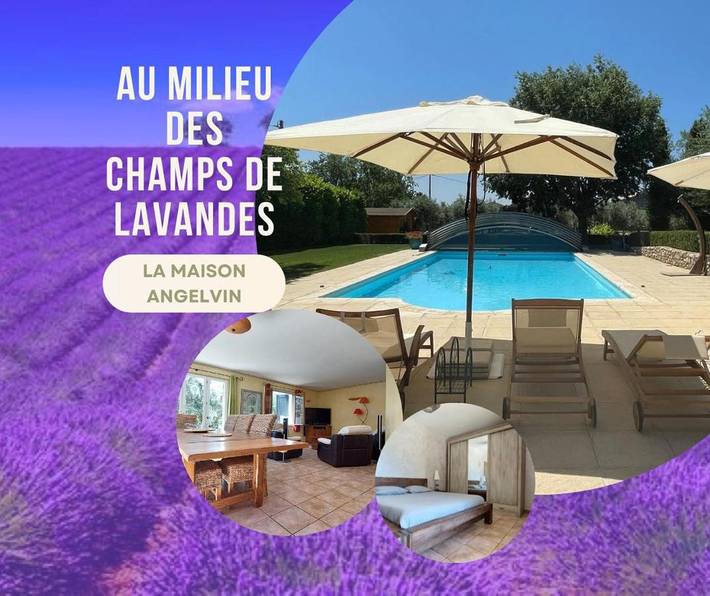Villa pour 12 personnes, avec Terrasse ainsi que Jardin et Piscine à Puimoisson