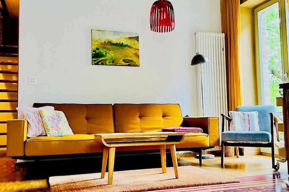 Ganze Wohnung, Villa Wunderlich, Rote Wohnung - Kleine Fewo auf dem Land, bei Potsdam/ Berlin in Fresdorf, Michendorf