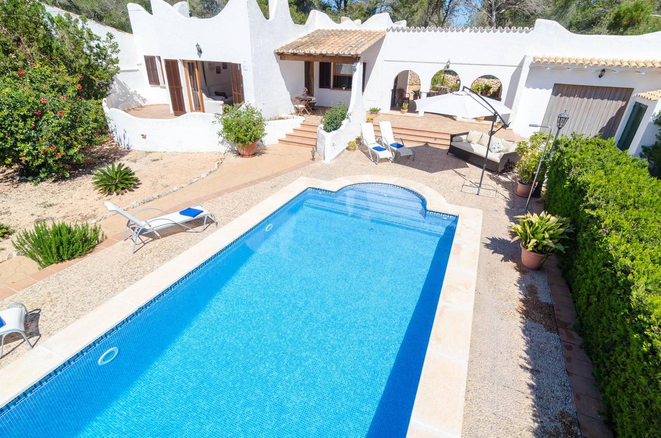 Casa Garonda - Ferienhaus mit privaten Pool in Cala Pi. Wifi gratis in Cala Pi, Llucmajor