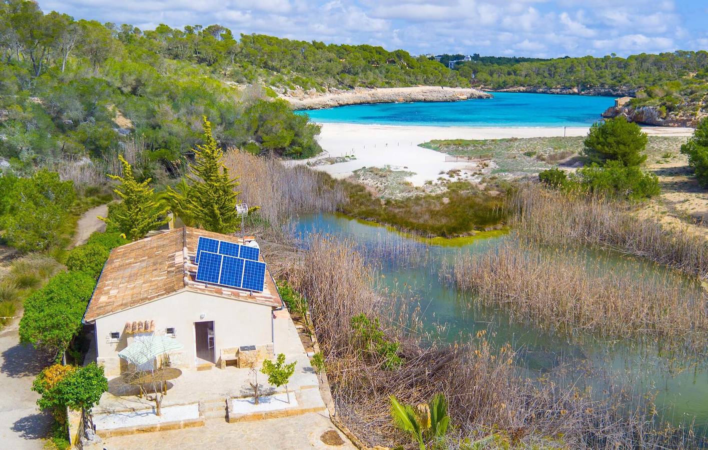 Mediterrane Terrassenwohnung - 2,5km zum Strand in Santanyí, Mallorcas Küste