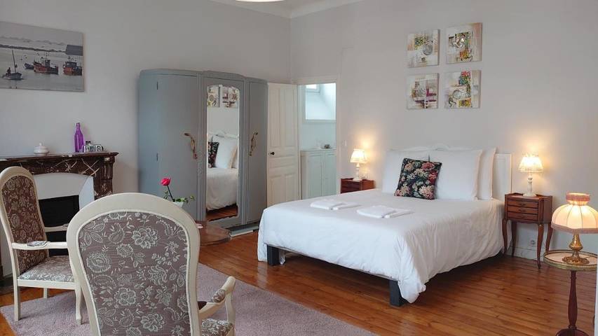 Chambre d’hôte pour 2 personnes, avec vue