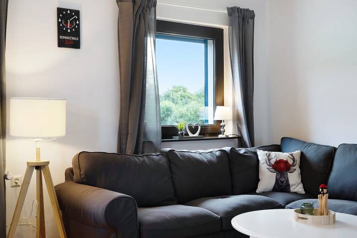 Ganze Wohnung, Ferienwohnung 'Emma' mit Bergblick, Balkon und Wlan in Gutach im Breisgau, Südschwarzwald