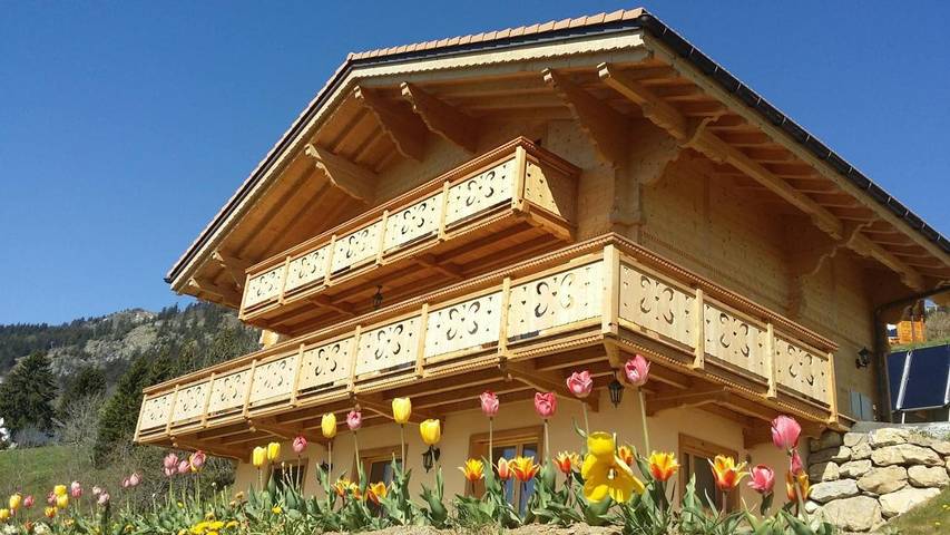 Gîte pour 7 personnes, avec vue et jardin à Leysin - 3