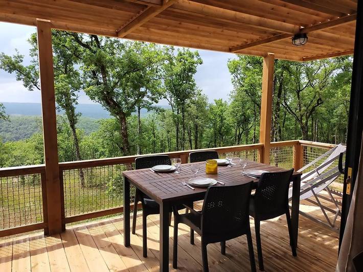 Maison de campagne pour 2 personnes, avec vue et piscine ainsi que jardin et bassin pour enfant, animaux acceptés à Saint-Cirq-Lapopie - 4