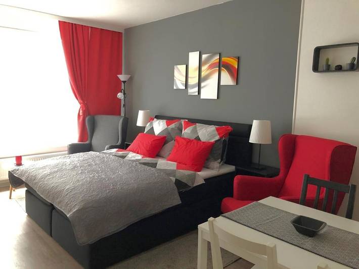 Apartament wakacyjny dla 2 osób, z Balkon i Taras oraz Widok w Ołomuniec