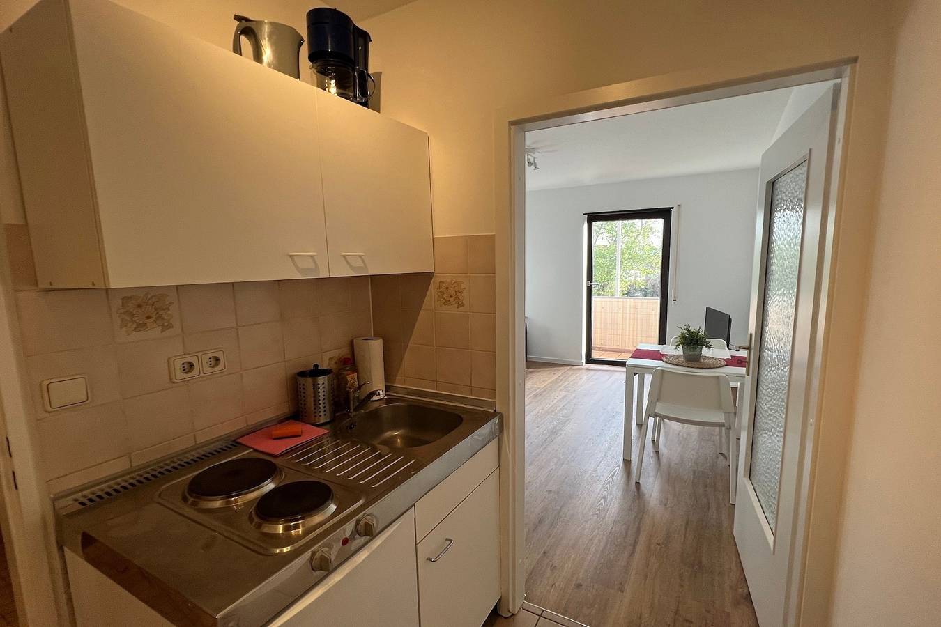 Appartement de vacances entier, Appartement de vacances pour 2 personnes avec balcon in Mannheim, Plaine du Rhin
