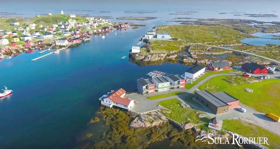 Hotel für 4 Personen, mit Terrasse und Garten sowie Ausblick in Frøya - 2