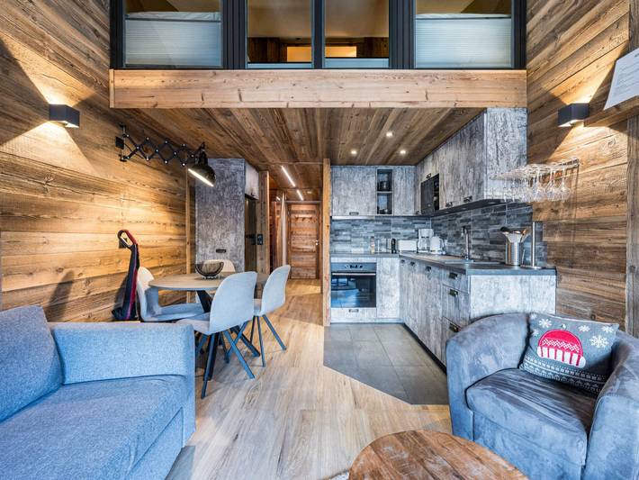 Appartement entier, Studio rénové avec balcon au centre Val-d'Isère in Val-d'Isère, Massif du Ruitor