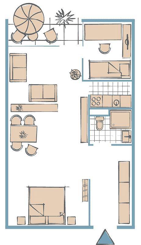 Geheel appartement, Ferienwohnung H.08.01 im Ferienpark Heiligenhafen mit Balkon, Meerblick, Kinderzimmer und Küche in Heiligenhafen, Kreis Ostholstein