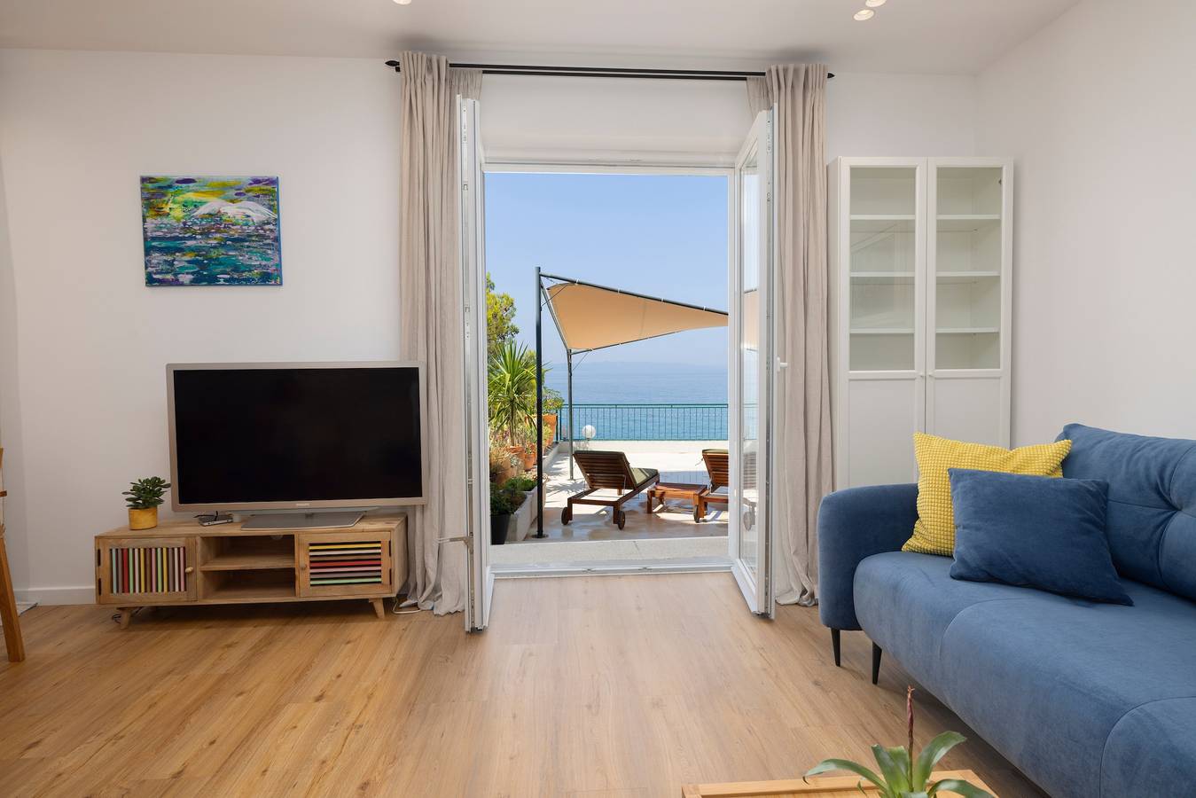 Ganze Wohnung, 1-Zimmer-Ferienwohnung am Strand Tucepi, Makarska A-21719-a in Tucepi, Makarska Riviera