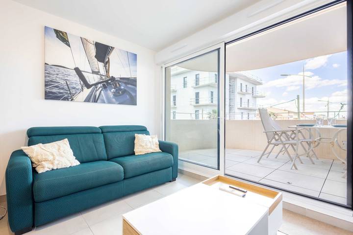 Gîte pour 4 personnes, avec balcon/terrasse, adapté aux familles dans Casino de Valras Plage - 2