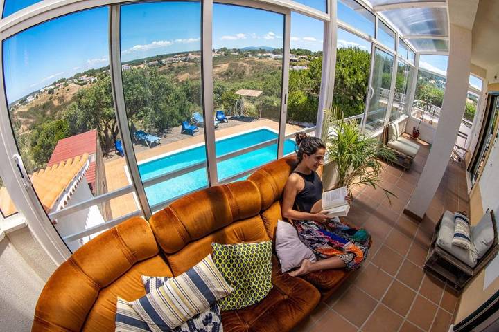 Ferienhaus mit Meerblick für 2 Personen, mit Seeblick und Ausblick sowie Garten und Pool an der Algarve - 3