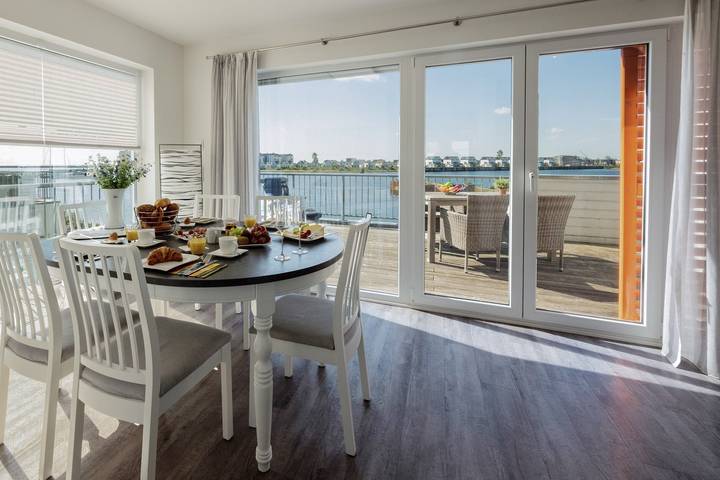 Ferienwohnung für 5 Personen, mit Balkon und Meerblick sowie Sauna in Kappeln