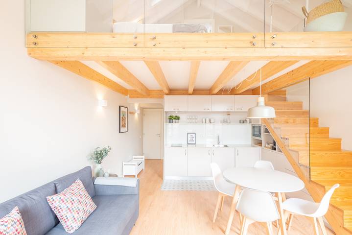 Estudio para 4 personas, con balcón en Oporto - 3