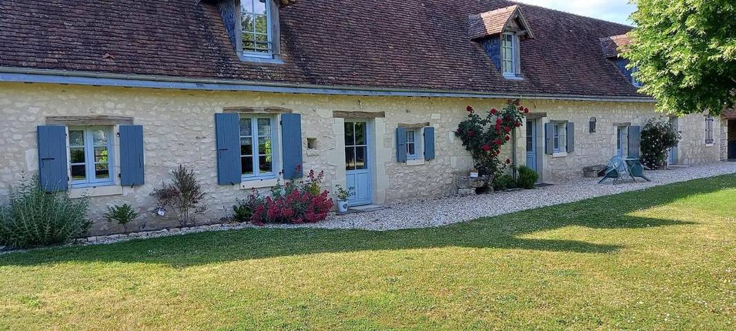 Maison d’hôte pour 6 personnes, avec vue et jardin à Verneuil-sur-Indre