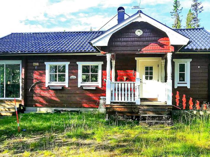 Ferienhaus für 7 Personen, mit Terrasse und Ausblick in Östersund