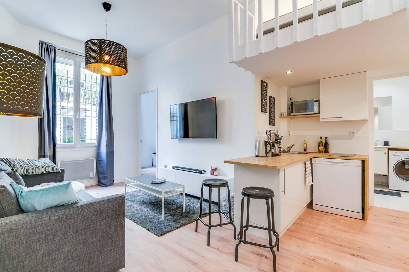 Apartamento inteiro, Apartamentos para Temporada para 4 pessoas in Paris, Ilha de França