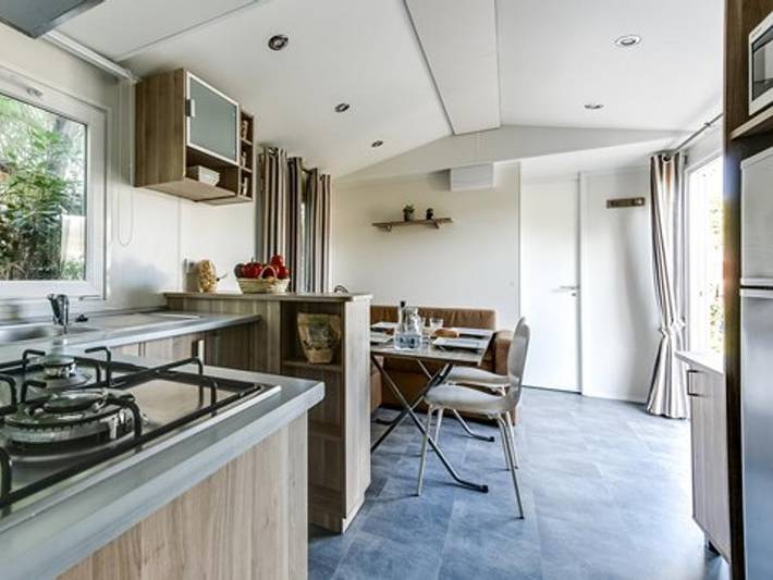 Camping les Dunes - Mobilheim 4 personen - Classic | 2 Schlafz. | 4 Pers. | Einfache Terrasse in Torreilles, Côte d'Améthyste