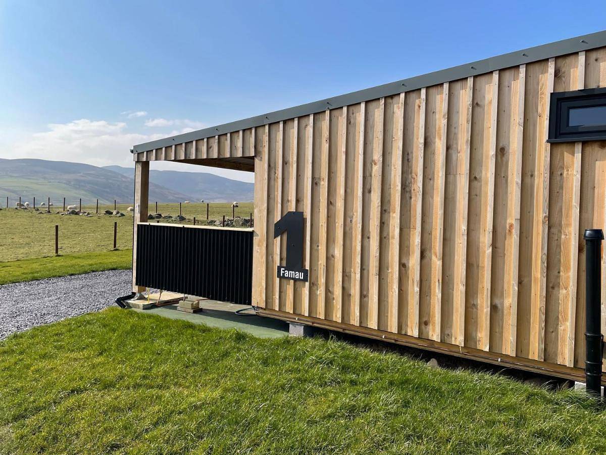 Famau Cabins Gwel Y mynudd in Flintshire