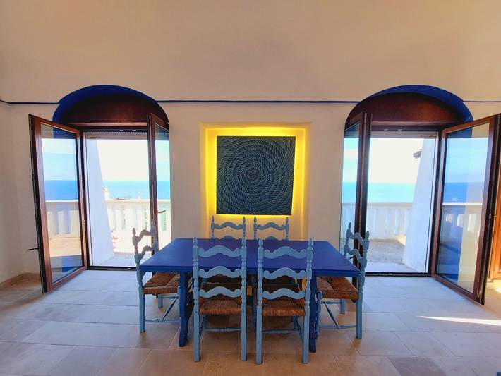 Maison de vacances pour 6 personnes, avec Balcon et Terrasse ainsi que Jardin et Piscine à Tricase